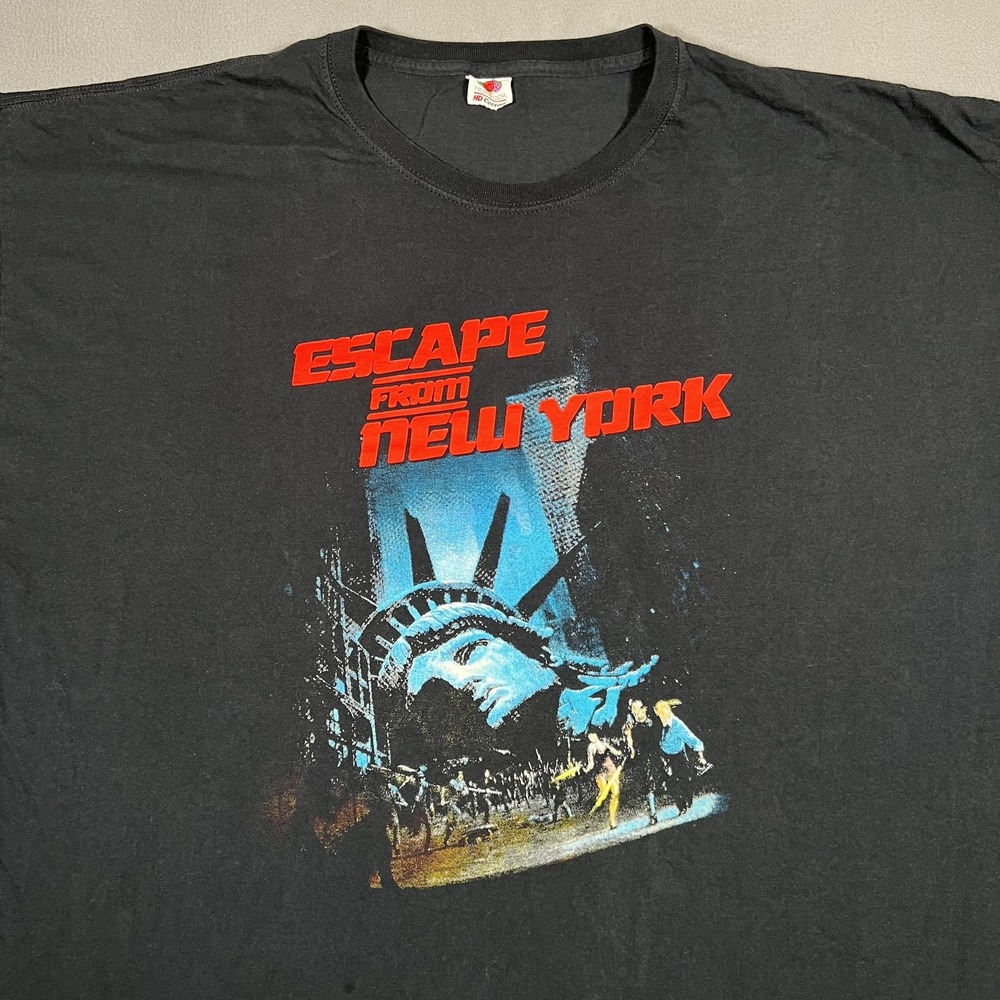 Escape From New York Men's Black 3XL Cotton T-Shirt‎ Fruit of the Loom